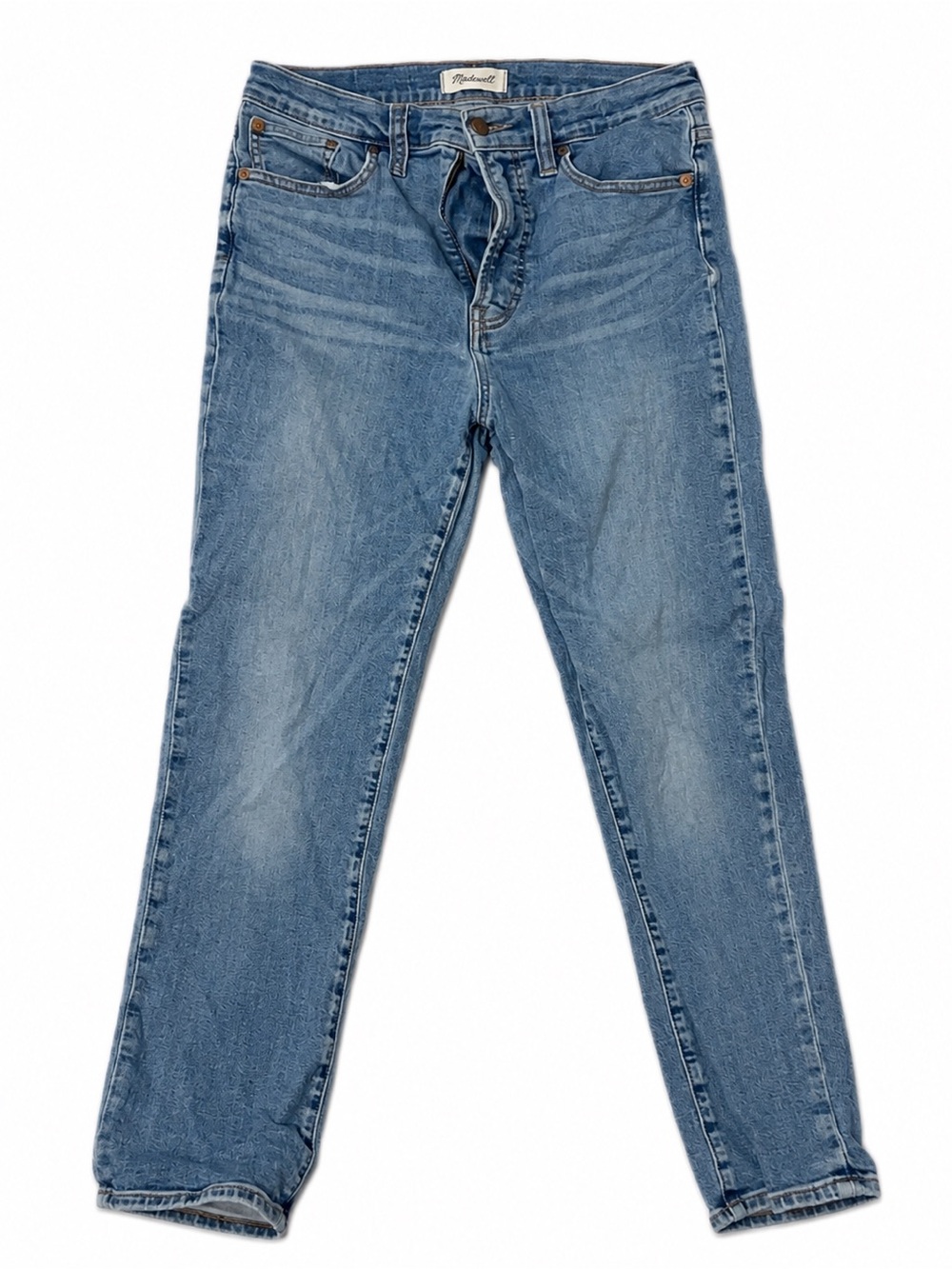 Madewell Light Blue Straight Leg Denim Jeans